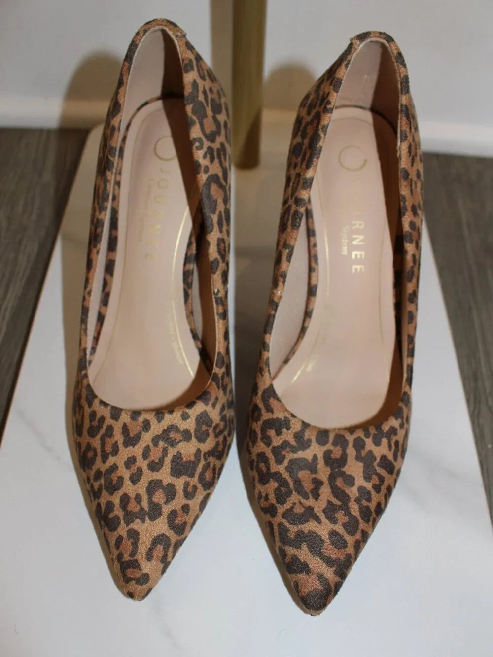 Journee Venus Leopard Pump Heels